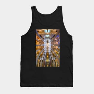 Sagrada Familia cathedral in Barcelona, Spain Tank Top